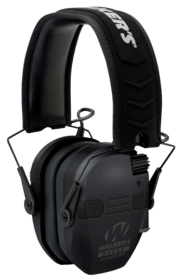 Walker’s Razor Slim Electronic Quad Muffs with Bluetooth feature 4 microphones to give a 360 sound experience